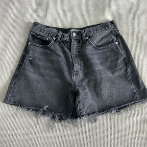 Madewell Dark Gray Denim Shorts